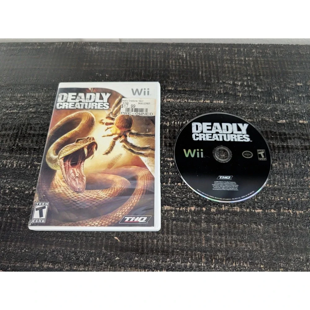 Deadly Creatures (Nintendo Wii, 2009) No Manual